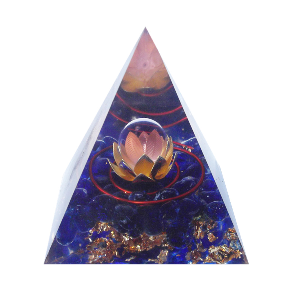 

5cm Natural Orgonite Pyramid Chakra, 501 Original