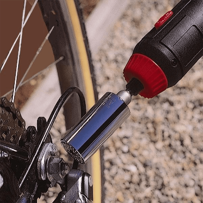 Adjustable Universal Socket with Power Drill Adapter Unscrew Any Bolt