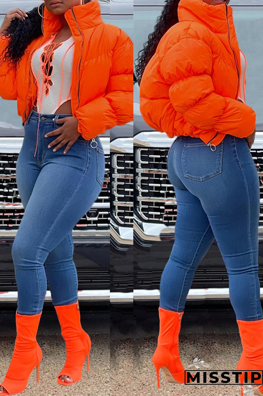 Fluorescent Green Fashion Casual Solid Cardigan Outerwear