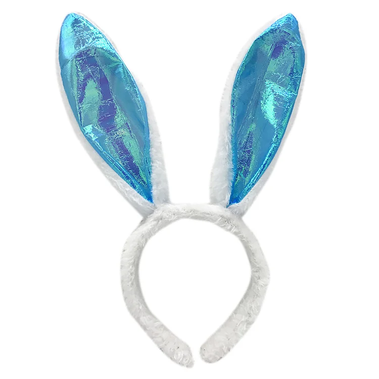 Easter Cute Rabbit Ears Cosplay Headbands Plush Hair Accessories for Women Girls