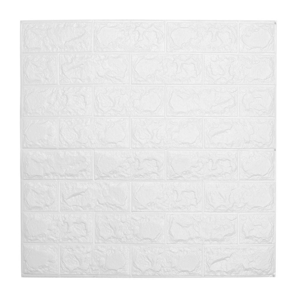 

3D DIY PE Foam Bricks Self-Adhesive Waterproof Stickers Wall Decal Decor, 501 Original