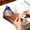 Diamond Painting 250th Anniversary Eagle Tissue Box for Kitchen Restaurant Bar Office Party