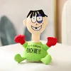 The villain screams after being beaten, a stress-relieving artifact, a stress-relieving toy