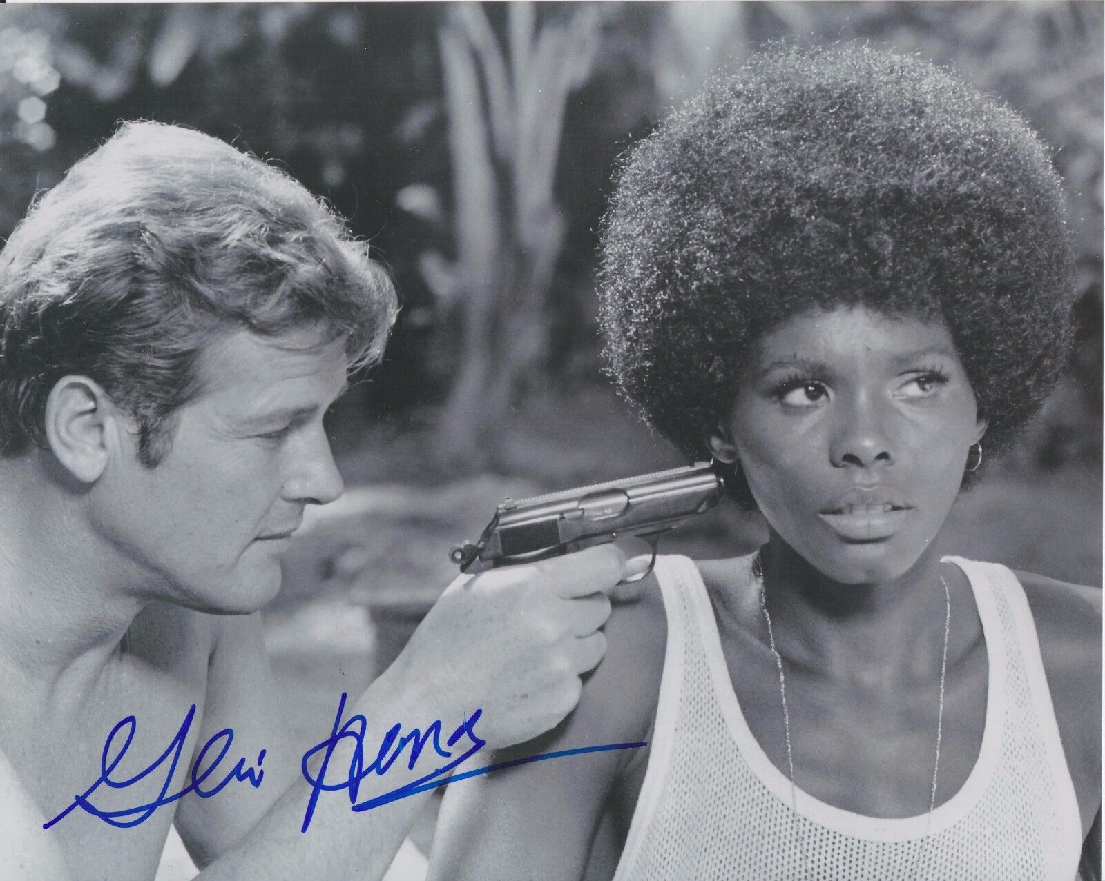 Gloria Hendry Bond 007 Live & Let Die 15 Original Autographed 8X10 Photo Poster painting