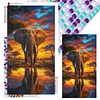 Elephant - Diamond Painting - Full Round Drill (Canvas|40*70cm)