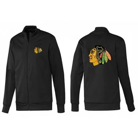 NHL Chicago Blackhawks Zip Jackets Black-1