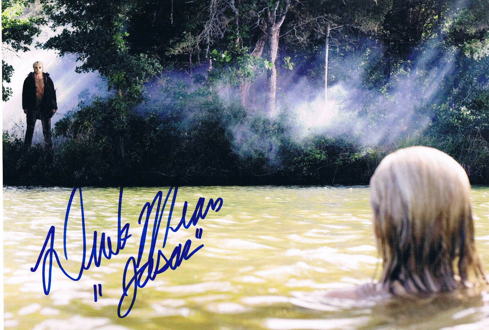 Derek Mears 1972- genuine autograph Photo Poster painting 8x12