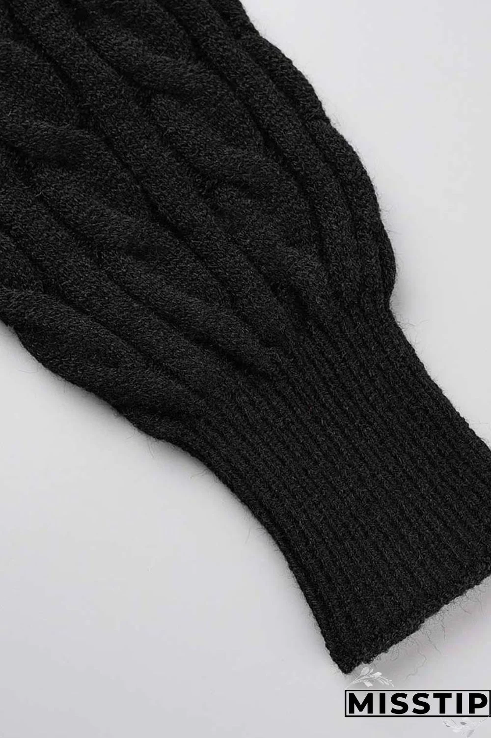 Black Casual Solid Patchwork Hooded Collar Long Sleeve Two Pieces