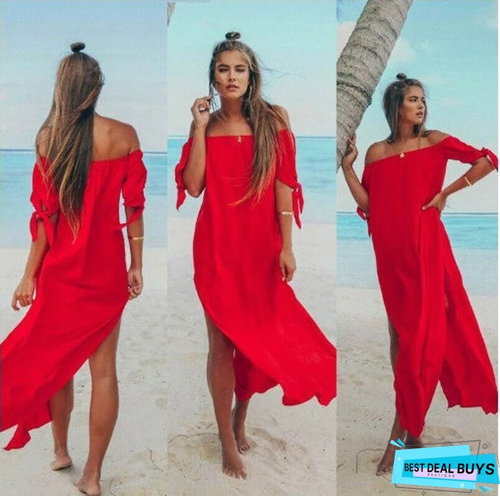 Beachwear Off Shoulder Dress