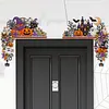 2pcs DIY Diamond Painting Halloween Door Corner Frame Wood(Halloween Pumpkin)