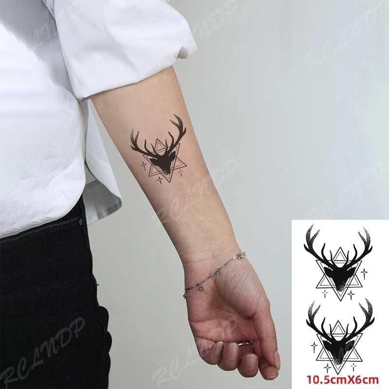 Waterproof Temporary Tattoo Sticker Small Cute Flower Plant Body Art Flash Tatoo Fake Tatto for Women Men