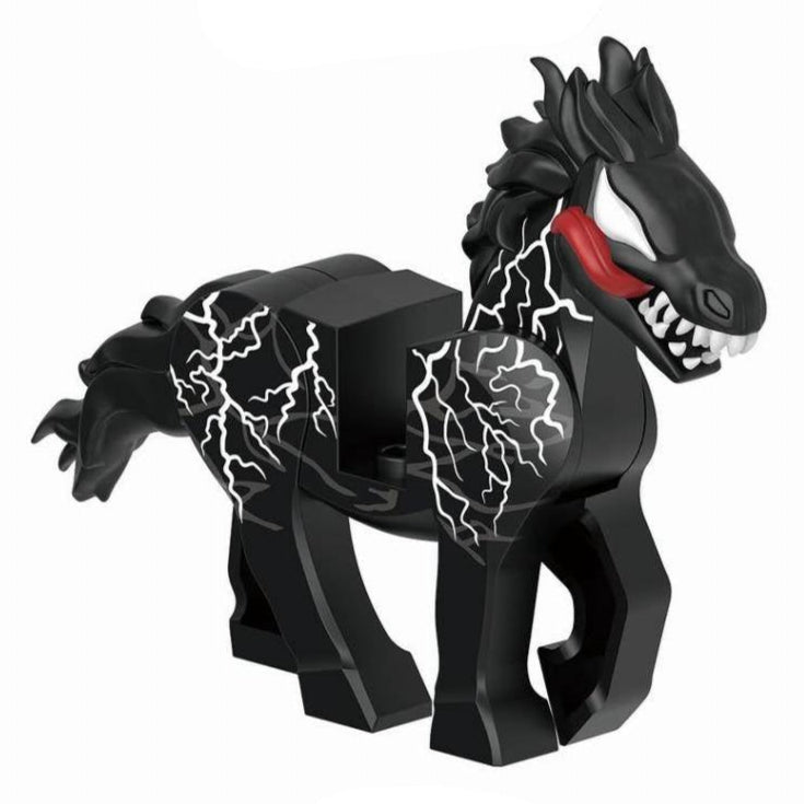 Venomized Horse (Venom) Custom Marvel Superhero Minifigure Minifigure Bricks monstertoys