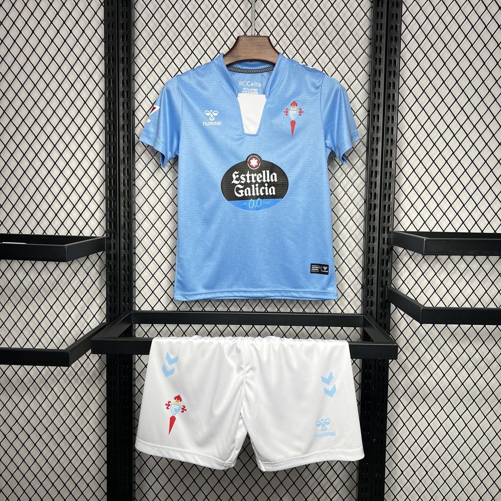Celta Vigo 24-25 Home Stadium Kids Kit