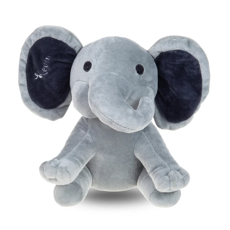 Personalized Plush Elephant Embroidered Name Graduation Gift for Kids
