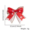 Festive Christmas Tree Gift Decor Double Layers Bowknot 