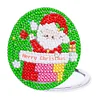 Diamond Painting Double Sided Santa Mirror for Adults Kids Beginners