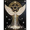 DIY Pearl Painting Angel for Home Wall Decor with Frame(30x40cm)