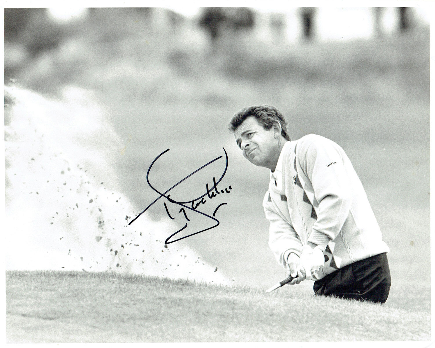 Tony JACKLIN Signed Autograph GOLF The Open Winner Action Photo Poster painting AFTAL COA