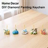 15Pcs Elf Girl DIY Double Sided Diamond Painting Keychain Kits for Beginners