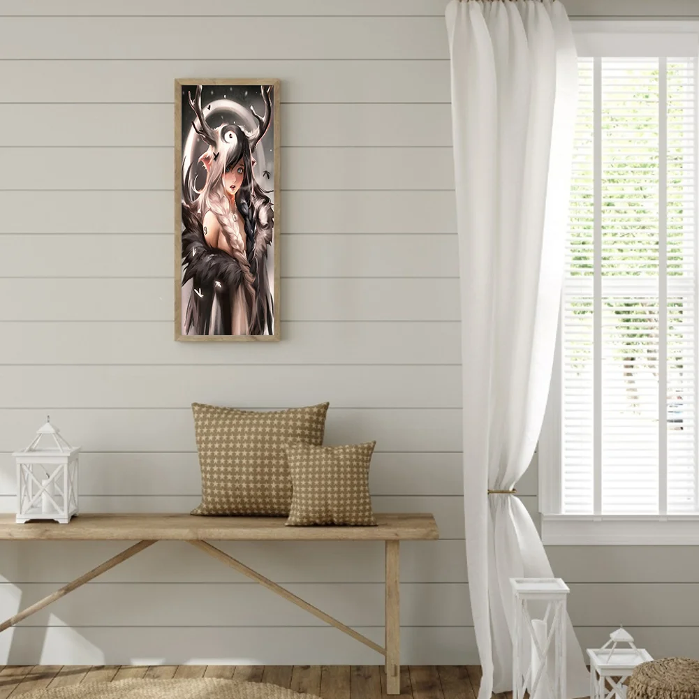 Full Round Diamond Painting 30*70cm - Tai Chi Beauty