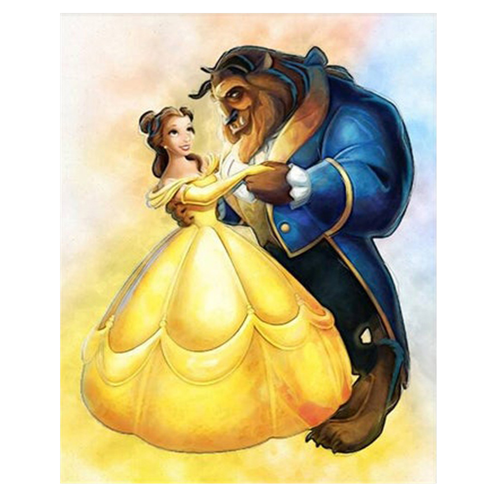 

Beauty And The Beast - Round Drill Diamond Painting - 30*40CM, Round diamond 30*40cm, 501 Original