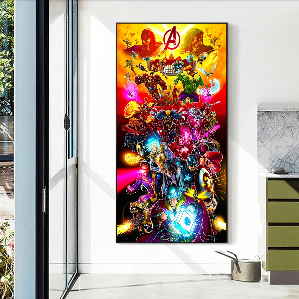 Diamond Painting - Full Round Drill - Marvel(Canvas|40*70cm)