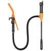 Fuel Transfer Pump 2.4 Gallons Per Min Car Gas Oil Pump with Flow Control Nozzle