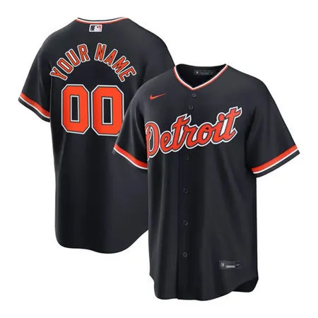 Men's Detroit Tigers Cool Base Stitched Custom Jersey