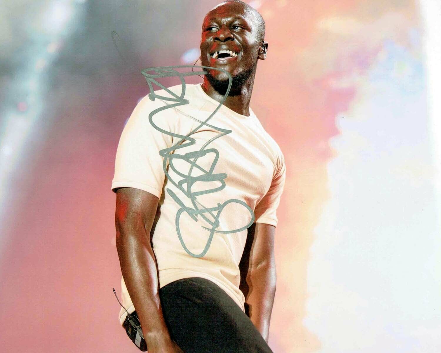 STORMZY British Singer Rapper SIGNED Autograph 10x8 Photo Poster painting 1 AFTAL COA