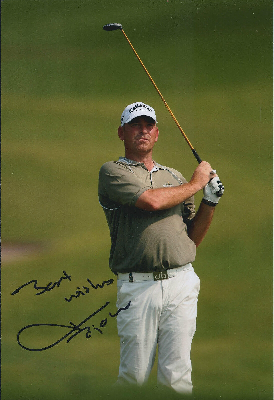 Thomas BJORN SIGNED Autograph 12x8 Photo Poster painting AFTAL COA European TOUR WINNER Golf