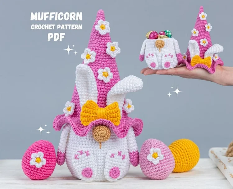 Crochet patterns Easter bunny and crochet Gnome PDF—【Include Instructions】