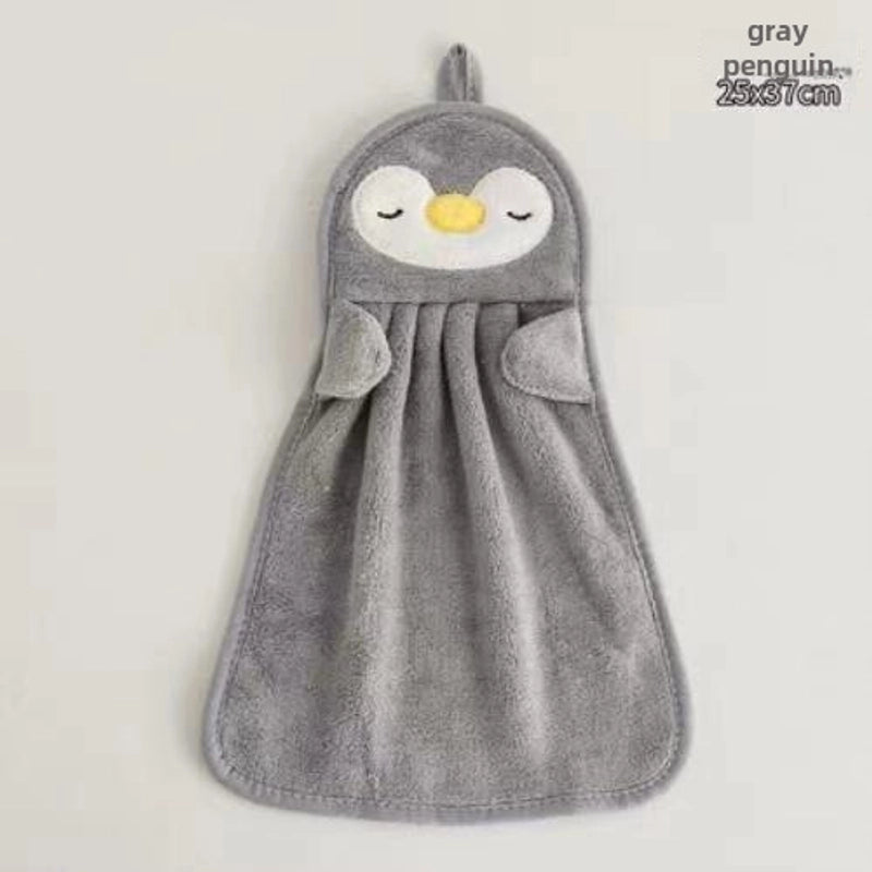 Kitchen Hand Towel Factory LOGO Hanging Hand Towel Coral Velvet Hand Towel Factory