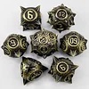 Metal DND Dice Set Dungeons & Dragons Dice Set Polyhedron for RPG Board Games Tabletop Game Accessories