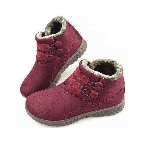 Women Snow Loafers Booties Casual Shoes - VSMEE