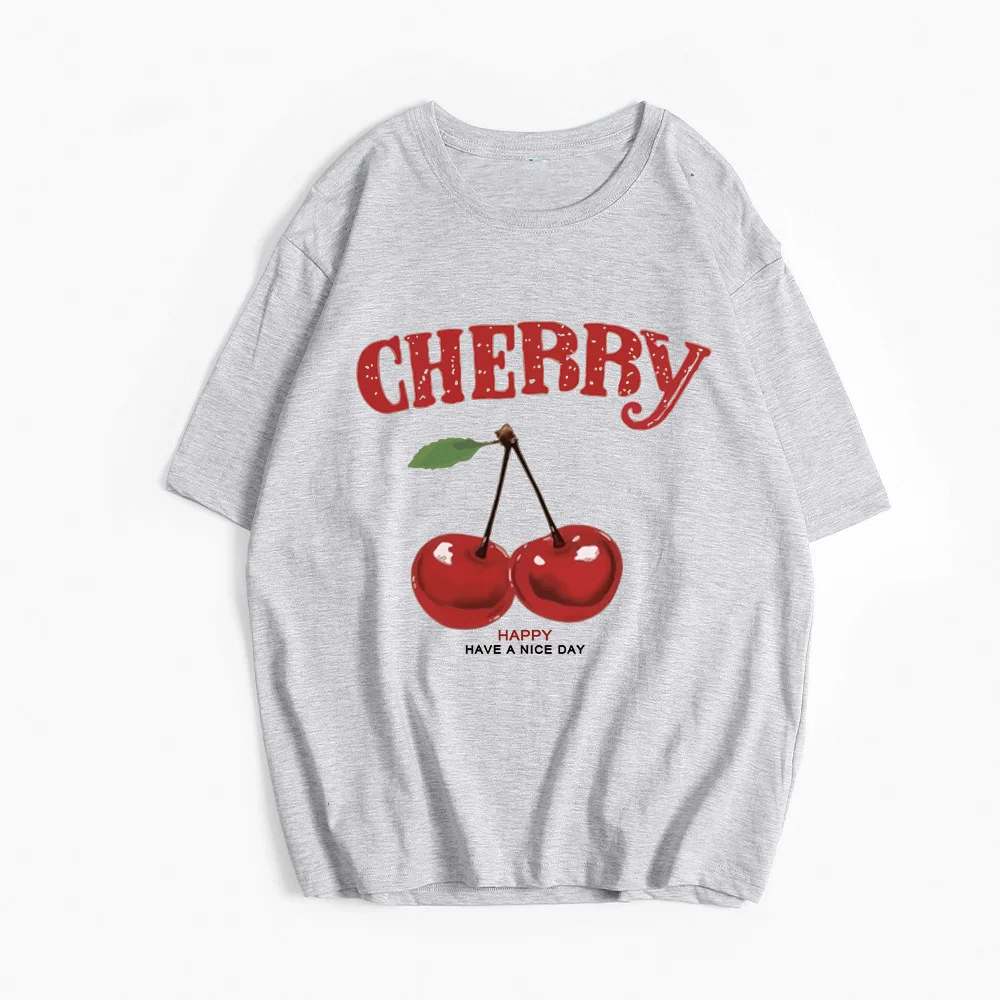 Athvotar Athvotar Sale Ins Wind Letter Print T-Shirts For Women's Summer Free-Rider Cotton Short-Sleeved Top