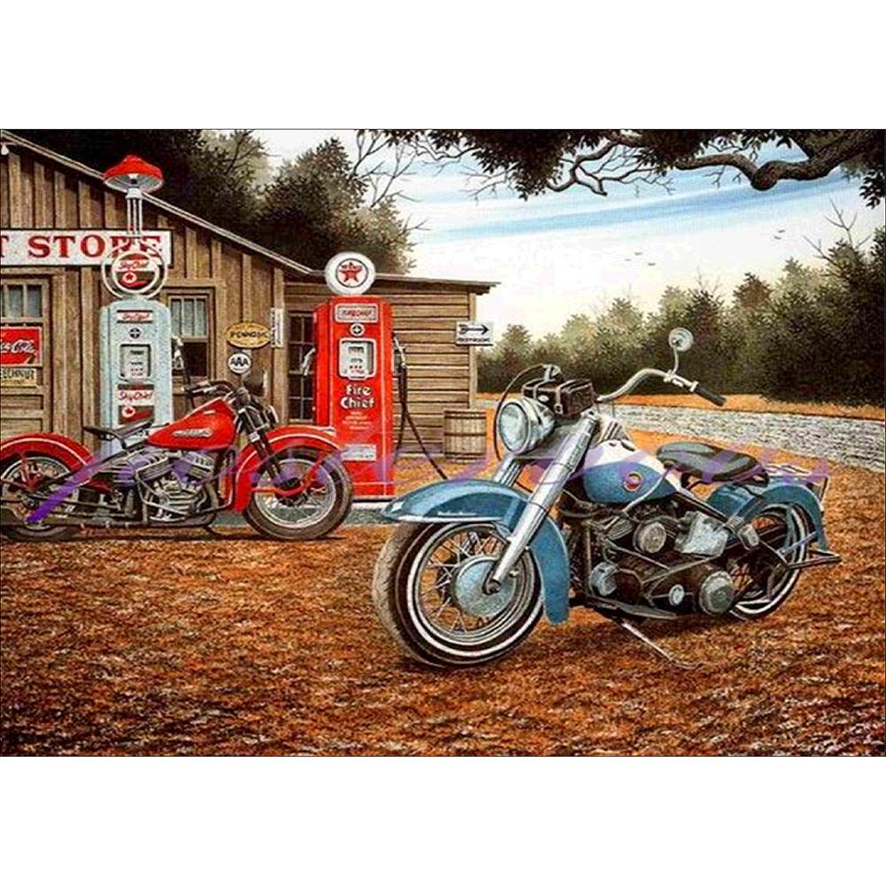 

Motorcycle - Round Drill Diamond Painting - 30*40CM, 501 Original