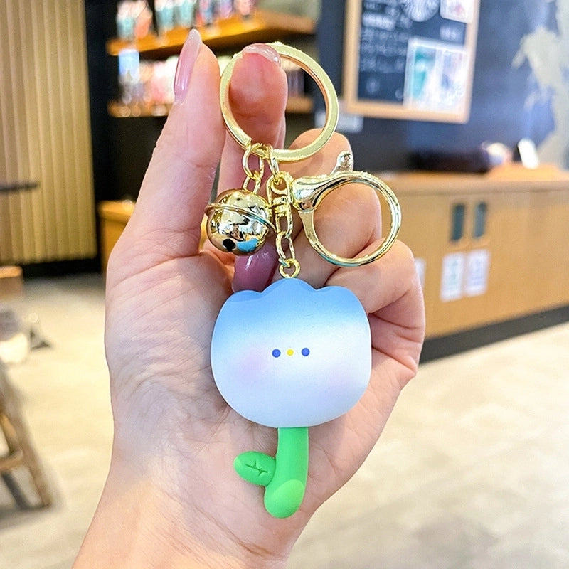 Cute Flower Resin Women’s Keychain