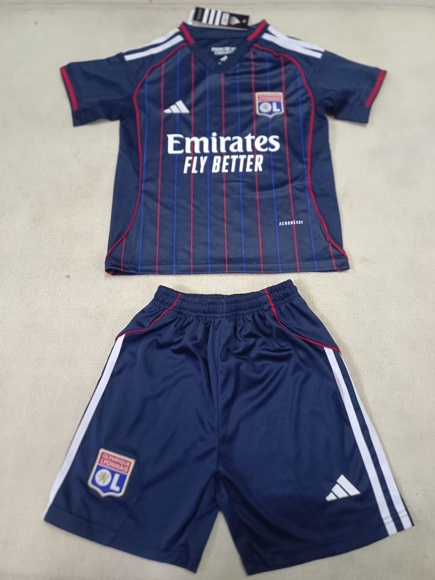 2025/2026 Kids Size Lyon Away Football Shirt