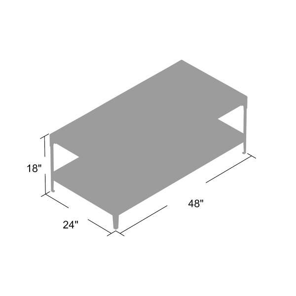 Cainsville 4 Legs Coffee Table with Storage