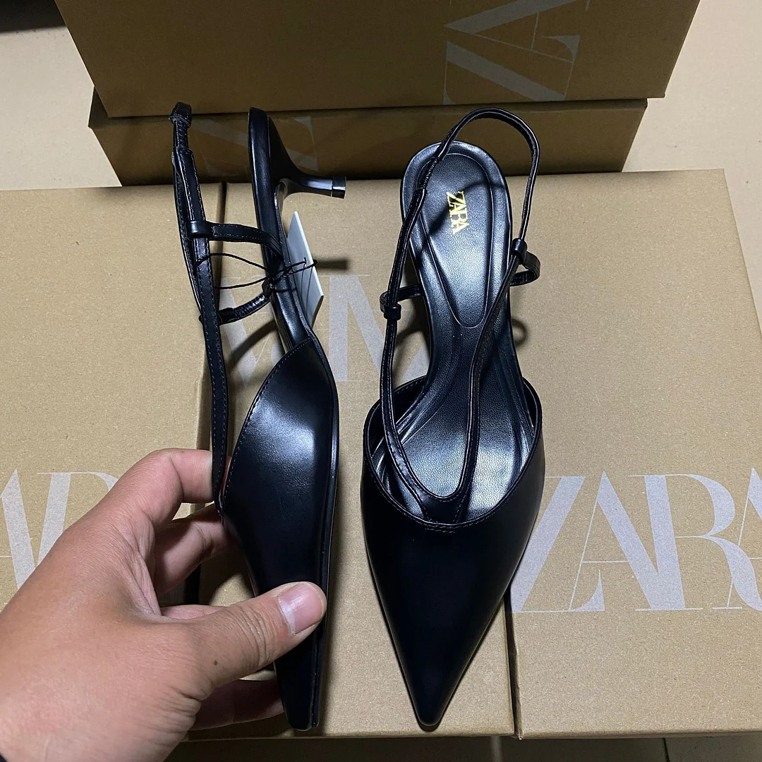 Breakj Breakj Spring New Feel Sandals Women Wear French Evening Fairy Style Sharp Single Shoes In Summer