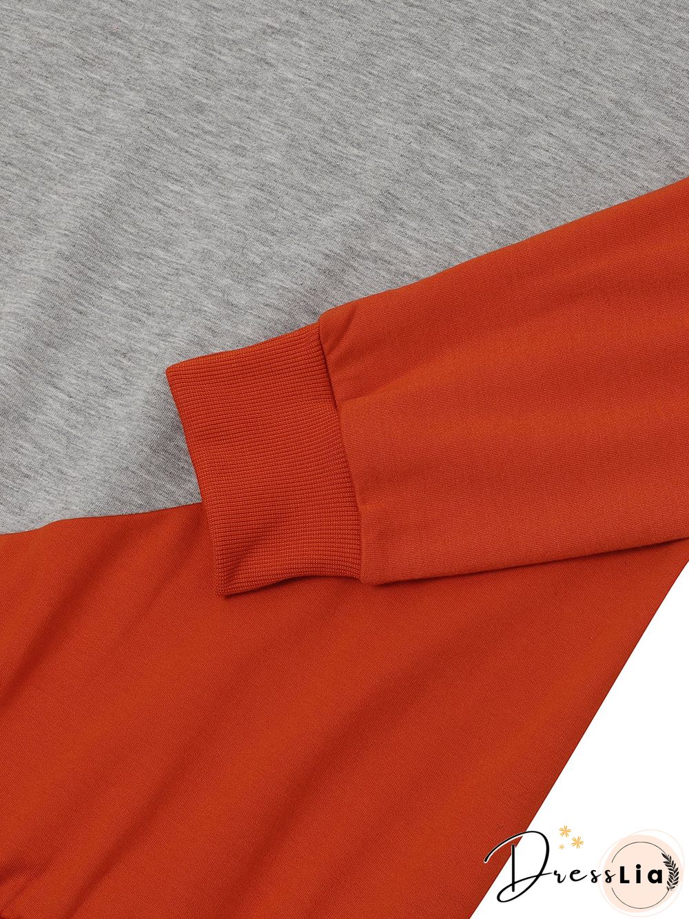 Red Long Sleeve Plaid Cotton Hoodie Sweatshirts