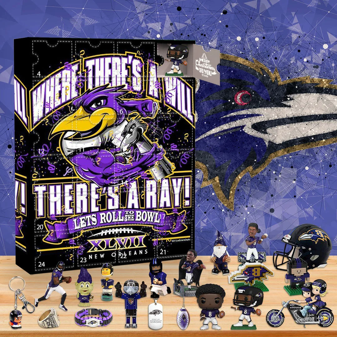 2023 Baltimore Ravens Advent Calendar The One With 24 Little Doors