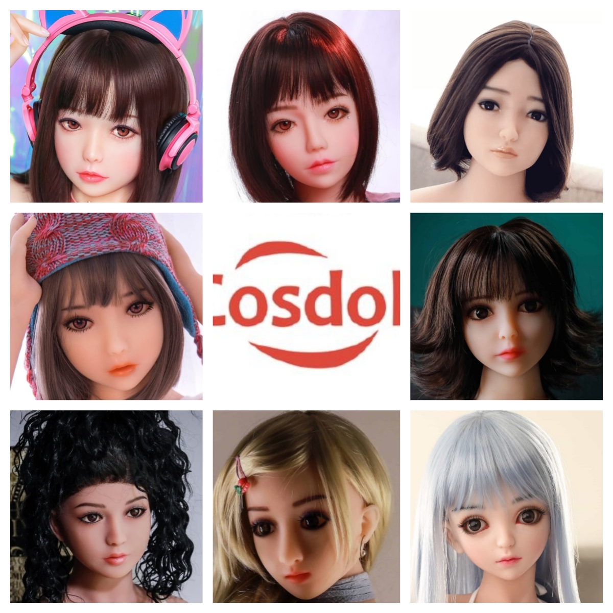 Cosdoll Sex Doll Heads (NO.641)  Littlelovedoll