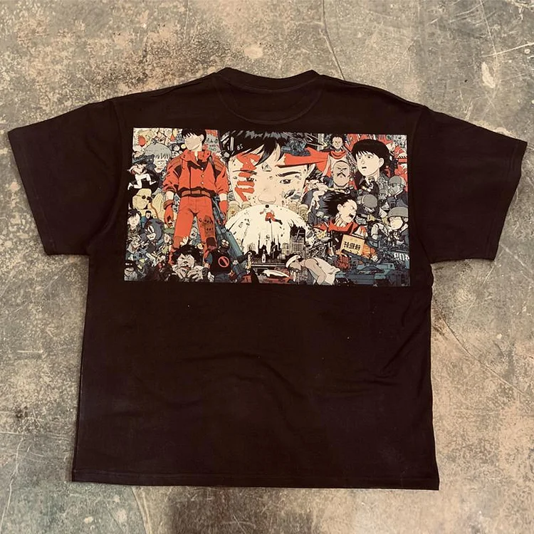 Pure Cotton Akira Kaneda Shotaro Aesthetic T-shirt weebmemes