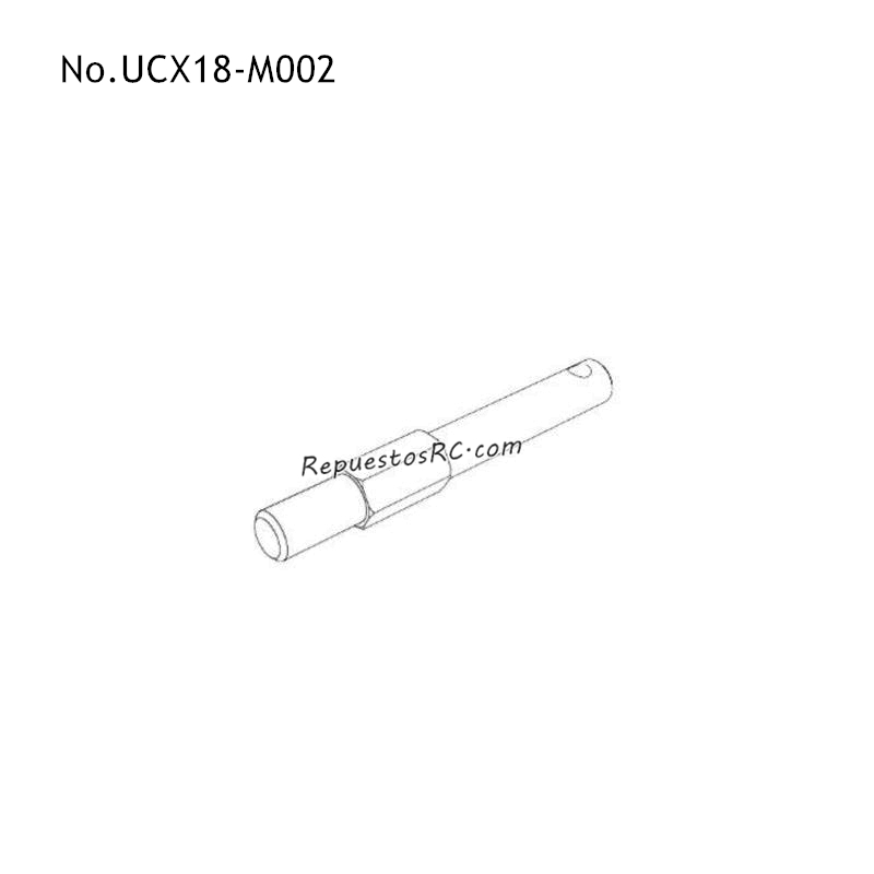 UDIRC UCX1801 Recambios RC Truck Eje de Engranaje Corto UCX18-M002