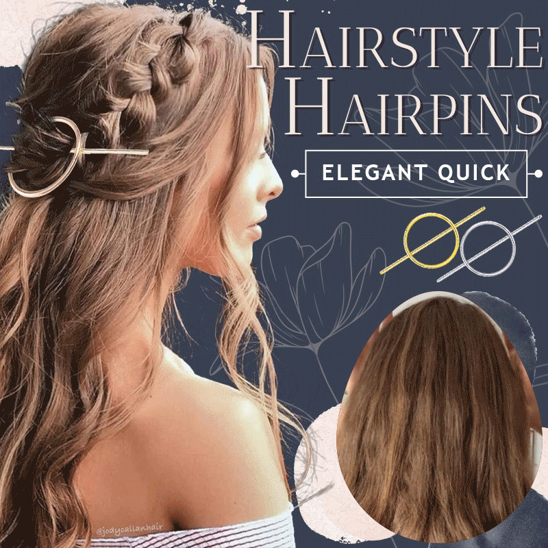 Elegant Quick Hairstyle Hairpins
