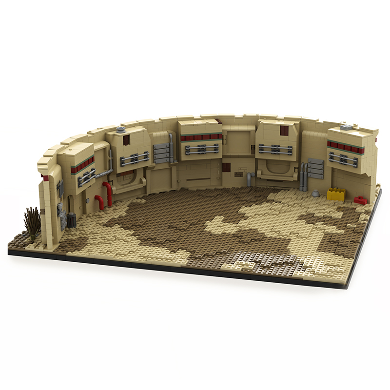 Moc The SW Tatooine At War Falcon Spaceport, pt. 4 rebuildvenus