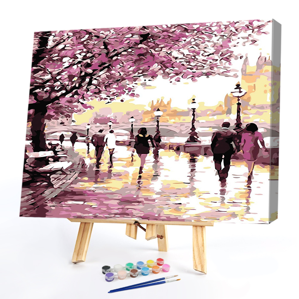 

50*40cm - Paint By Numbers - Street Scene, 501 Original