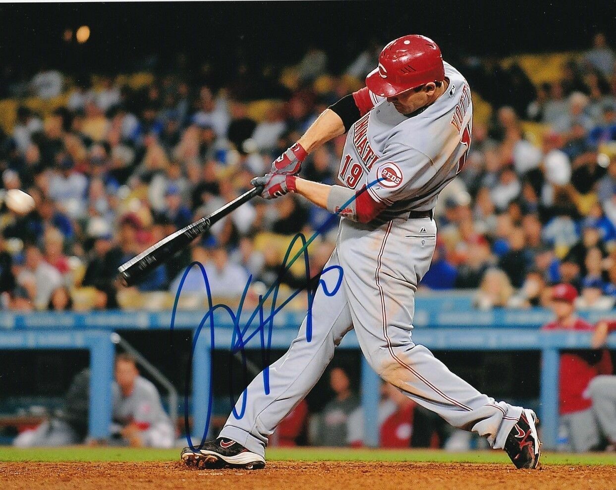 Joey Votto Autographed Signed 8x10 Photo Poster painting ( Reds ) REPRINT ,