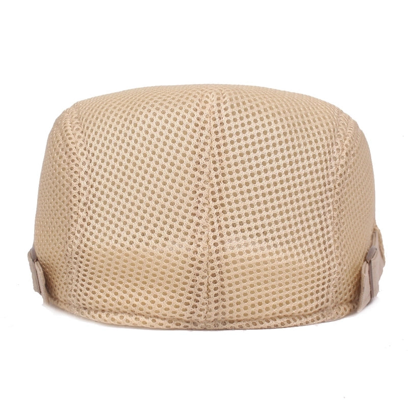 Unisex Minimalist Solid Color Flat Eaves Beret Hat